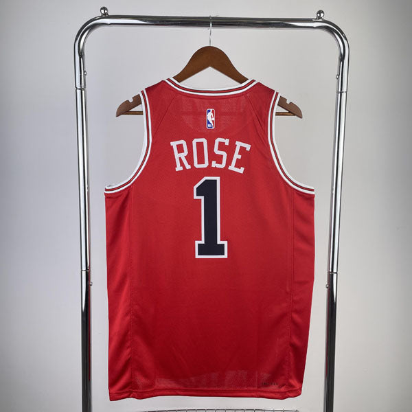 Regata Chicago Bulls Icon Edition Derrick Rose Vermelha