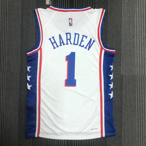 Regata Philadelphia 76ers Edição 75 anos 21/22 James Harden Branca