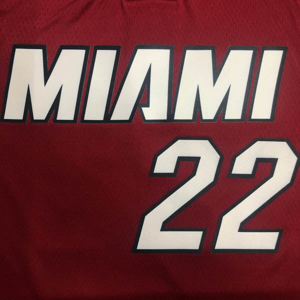 Regata Miami Heat Statement Edição 75 anos Jimmy Butler Vermelha