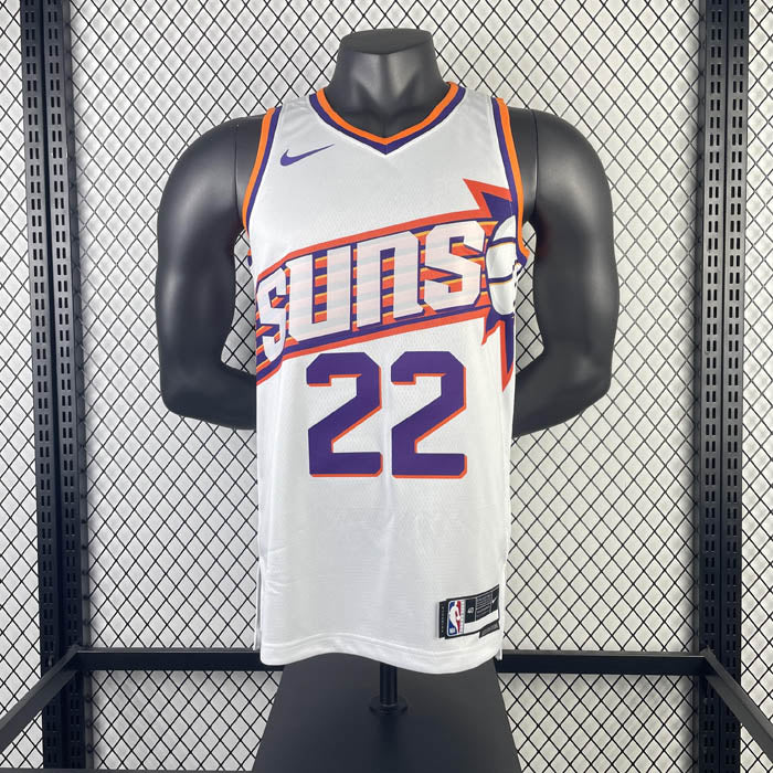 Regata Phoenix Suns Association Edition 24/25 Deandre Ayton Branca