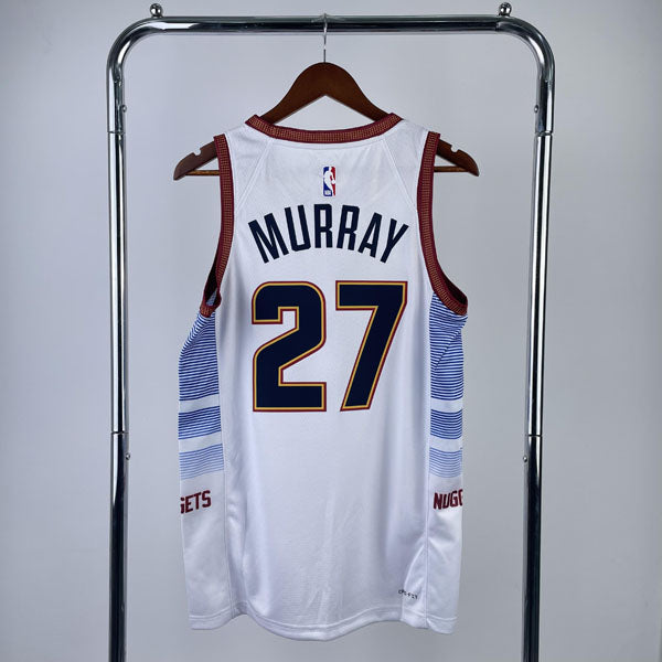 Regata Denver Nuggets City Edition 22/23 Jamal Murray Branca