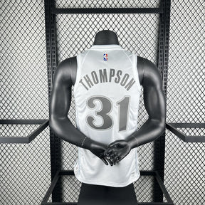 Regata Dallas Mavericks City Edition 24/25 Klay Thompson Branca