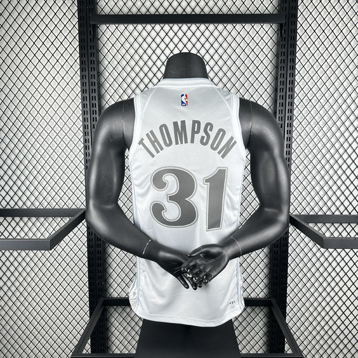 Regata Dallas Mavericks City Edition 24/25 Klay Thompson Branca