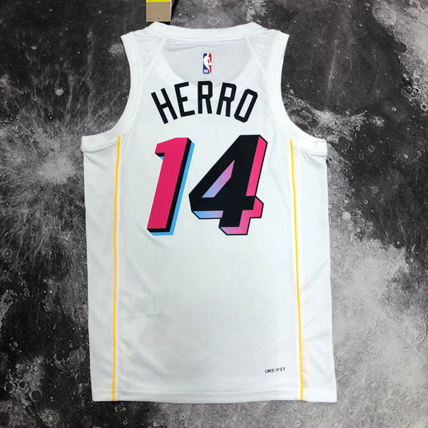 Regata Miami Heat City Edition 22/23 Tyler Herro Branca