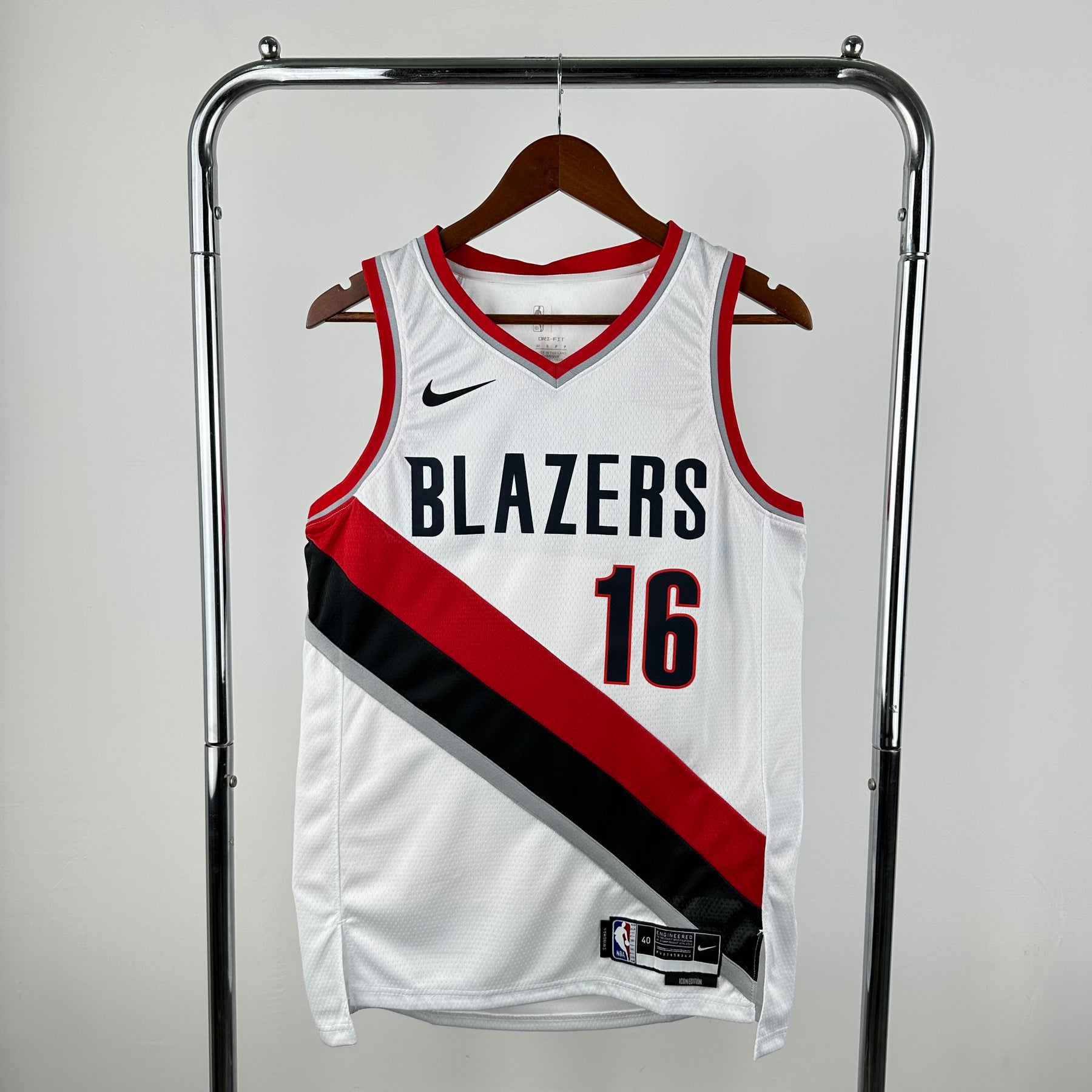 Regata Portland Trail Blazers Icon Edition Yang Branca