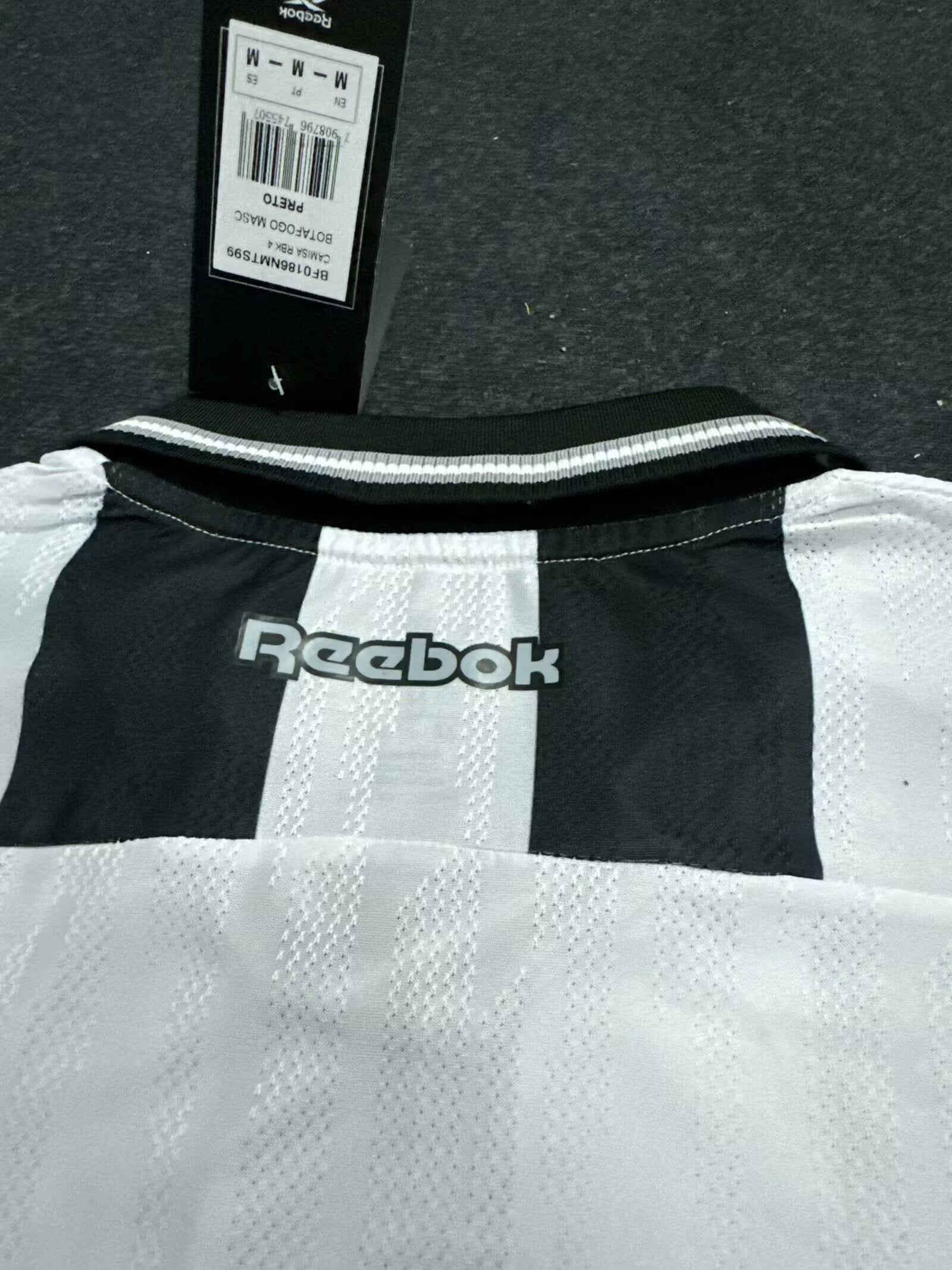 Camisa Botafogo 2025 Preta e Branca