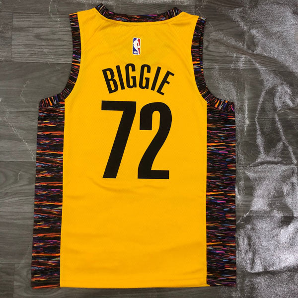 Regata Brooklyn Nets Bed Stuy Edition Notorius B.I.G Amarela