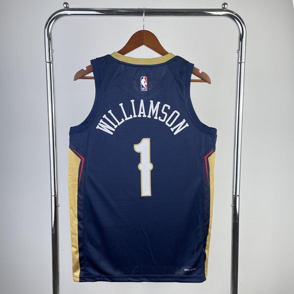 Regata New Orleans Pelicans Icon Edition Zion Williamson Azul