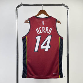 Regata Miami Heat Statement Edition 23/24 Tyler Herro Vermelha