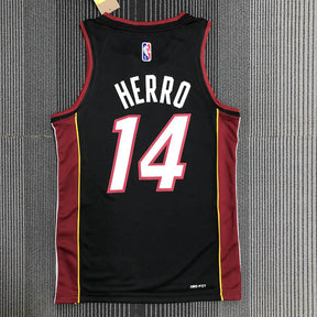 Regata Miami Heat Icon Edição 75 anos Tyler Herro Preta