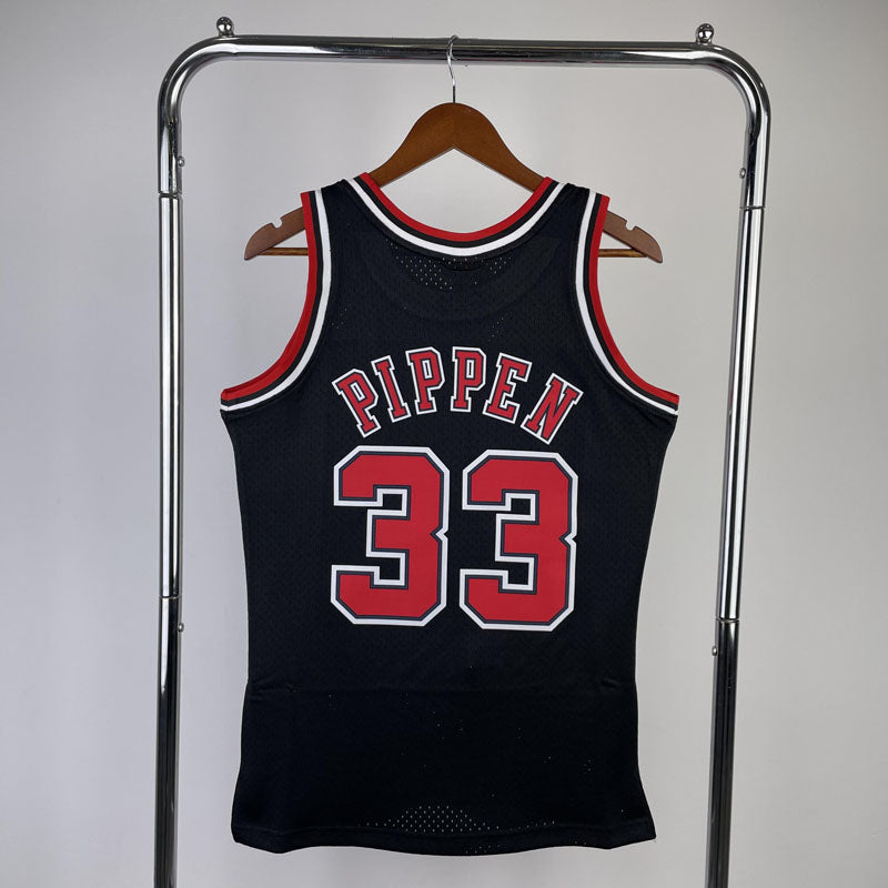 Regata Chicago Bulls Retrô Mitchell & Ness 1997/1998 Scottie Pippen Preta