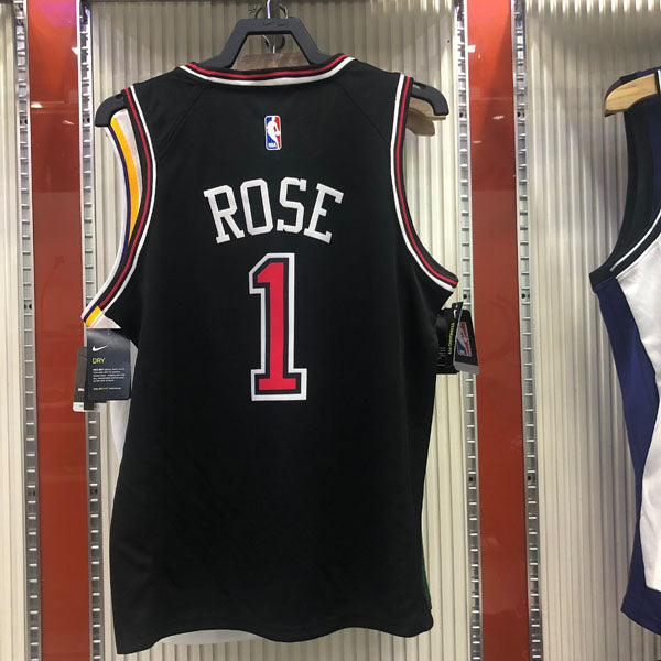 Regata Chicago Bulls Statement Edition Derrick Rose Preta