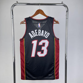 Regata Miami Heat Icon Edition 24/25 Bam Adebayo Preta