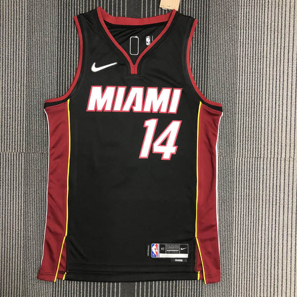Regata Miami Heat Icon Edição 75 anos Tyler Herro Preta