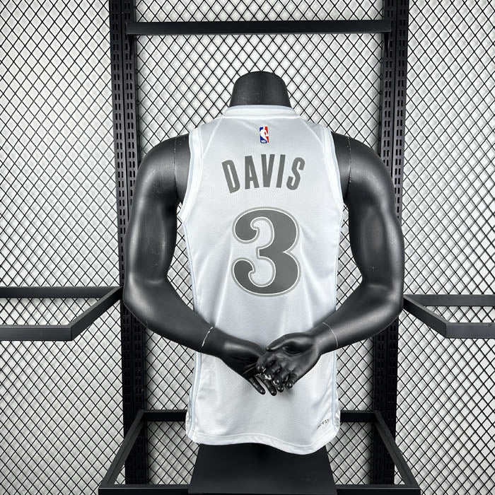Regata Dallas Mavericks City Edition 24/25 Anthony Davis Branca