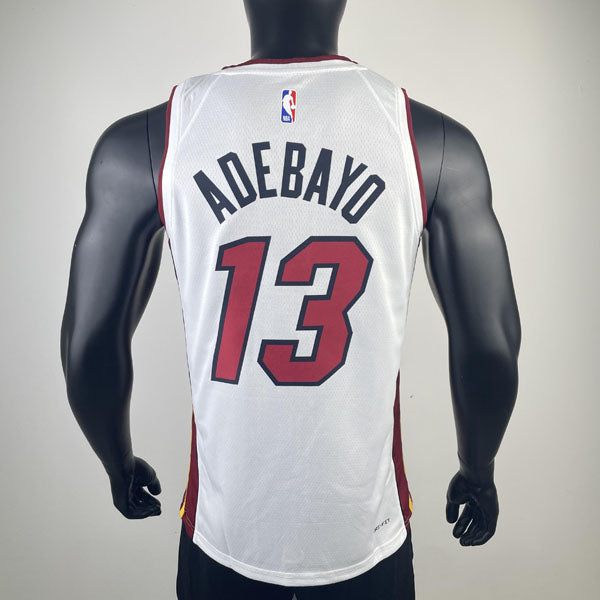 Regata Miami Heat Association Edition 24/25 Bam Adebayo Branca