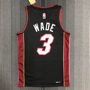 Regata Miami Heat Icon Edição 75 anos Dwayne Wade Preta