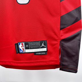 Regata Portland Trail Blazers Statement Edition Yang Vermelha