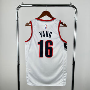 Regata Portland Trail Blazers Icon Edition Yang Branca