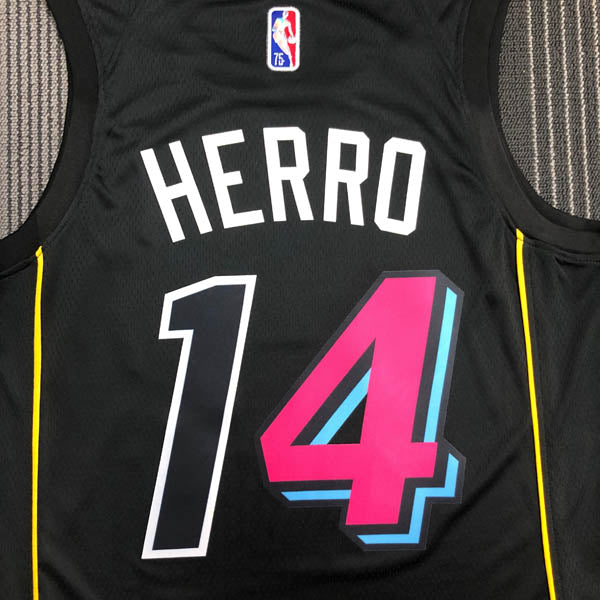 Regata Miami Heat City Edição 75 anos Tyler Herro Preta