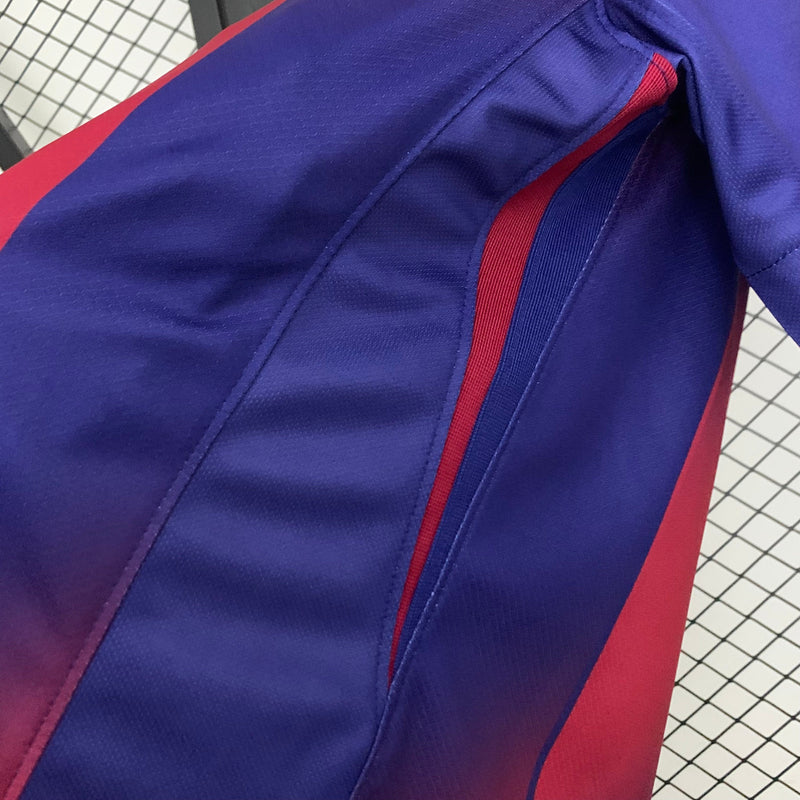 Camisa Barcelona 25-26 Vermelha e Azul