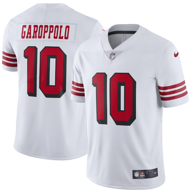 Camisa San Francisco 49ers Vapor Limited Branca/Preta